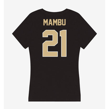 Purdue - NCAA Women's Volleyball : Lameen Mambu - Women's V-Neck T-Shirt-1