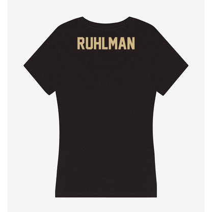 Purdue - NCAA Wrestling : Delaney Ruhlman - Women's V-Neck T-Shirt-1