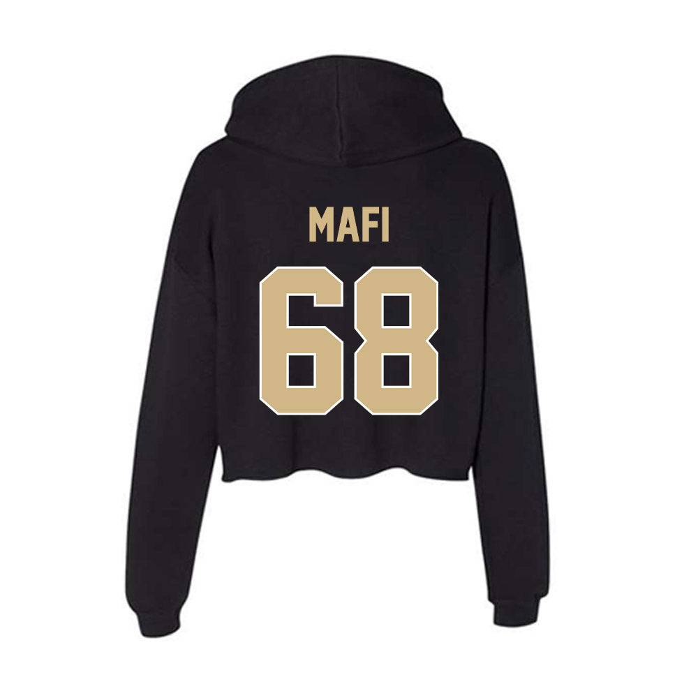 Purdue - NCAA Football : Nuku Mafi - Women's Crop Fleece Hoodie-1