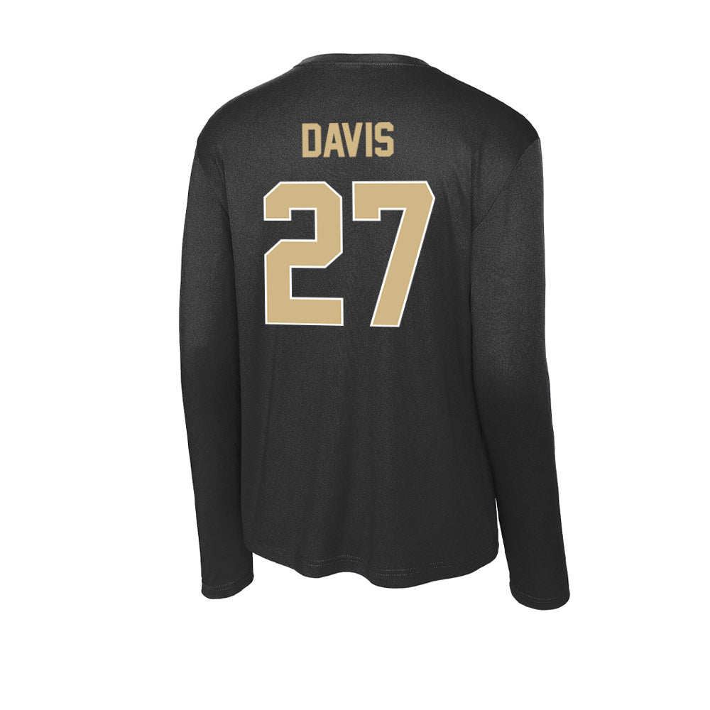 Purdue - NCAA Football : Owen Davis - Activewear Long Sleeve T-Shirt-1