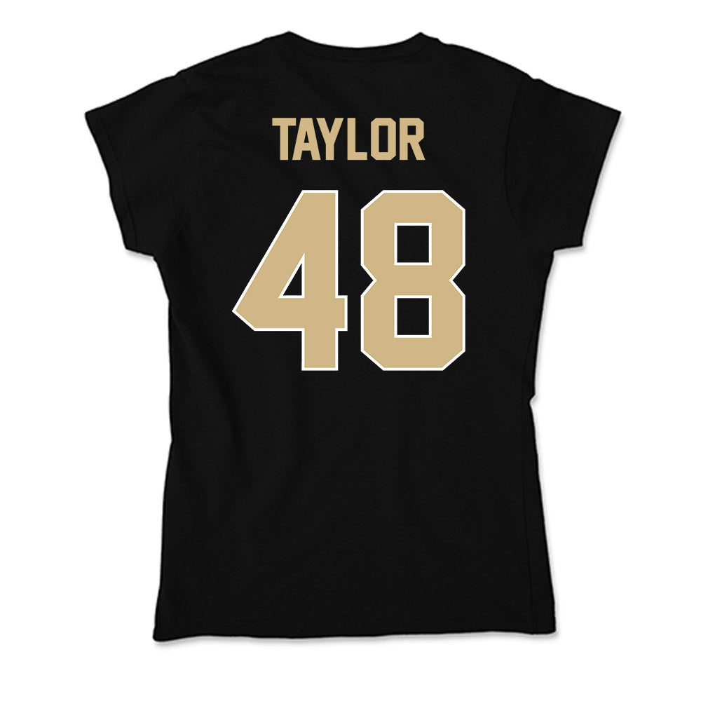 Purdue - NCAA Football : Donivan Taylor - Soft Style Women’s T-Shirt-1