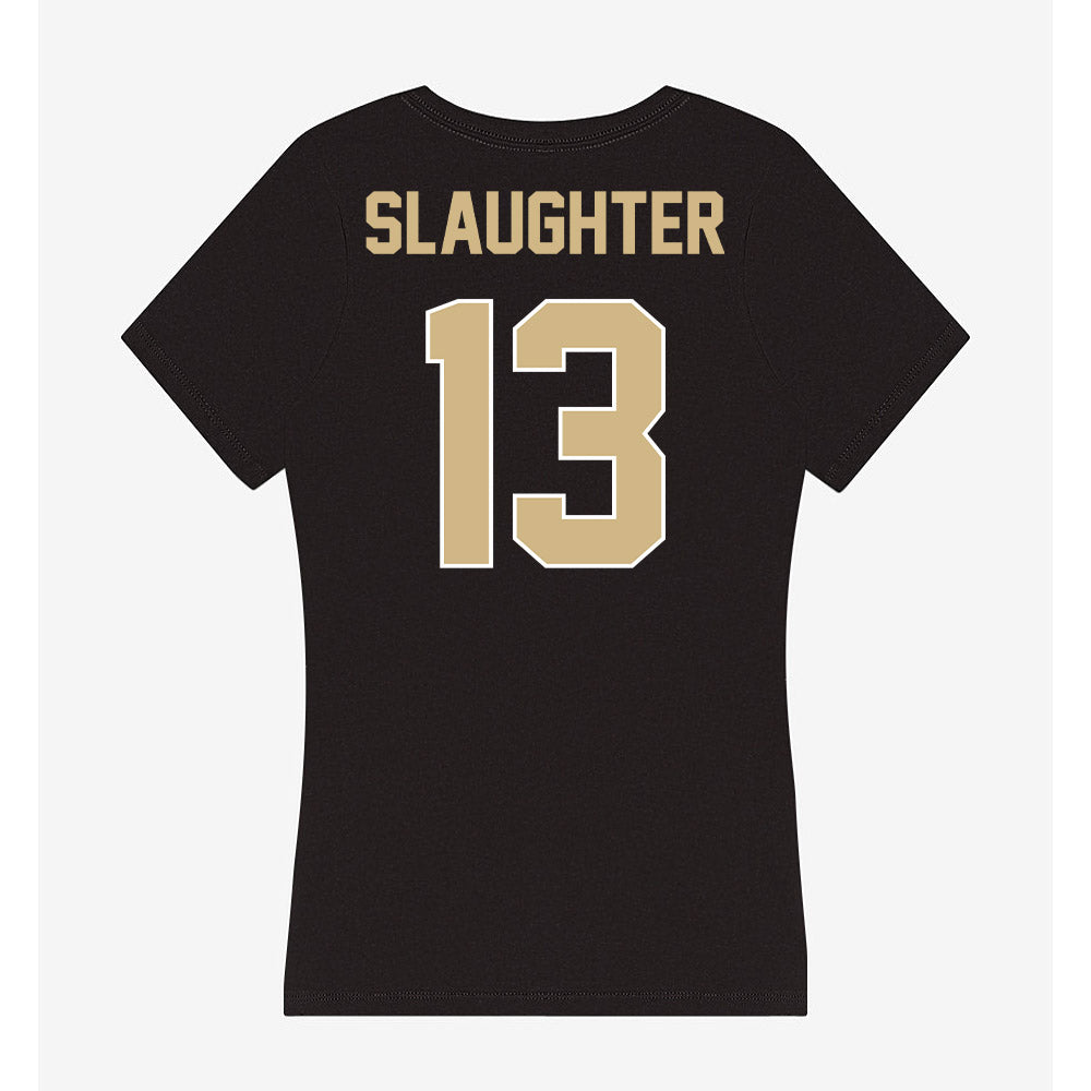 Purdue - NCAA Football : John Slaughter - Women's V-Neck T-Shirt-1