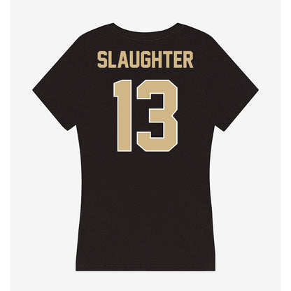 Purdue - NCAA Football : John Slaughter - Women's V-Neck T-Shirt-1
