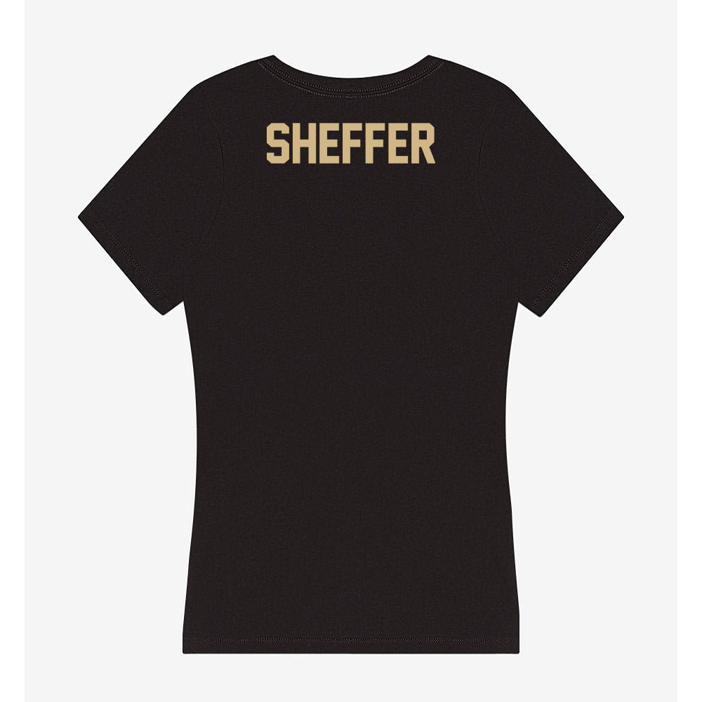 Purdue - NCAA Men's Golf : Micah Sheffer - Women's V-Neck T-Shirt-1