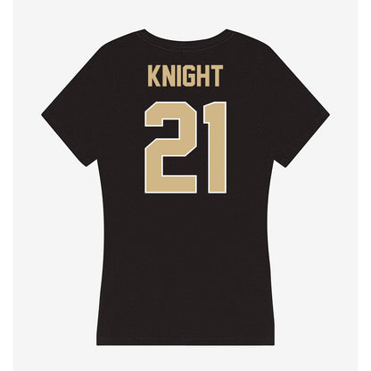 Purdue - NCAA Men's Basketball : Rivers Knight - Women's V-Neck T-Shirt-1