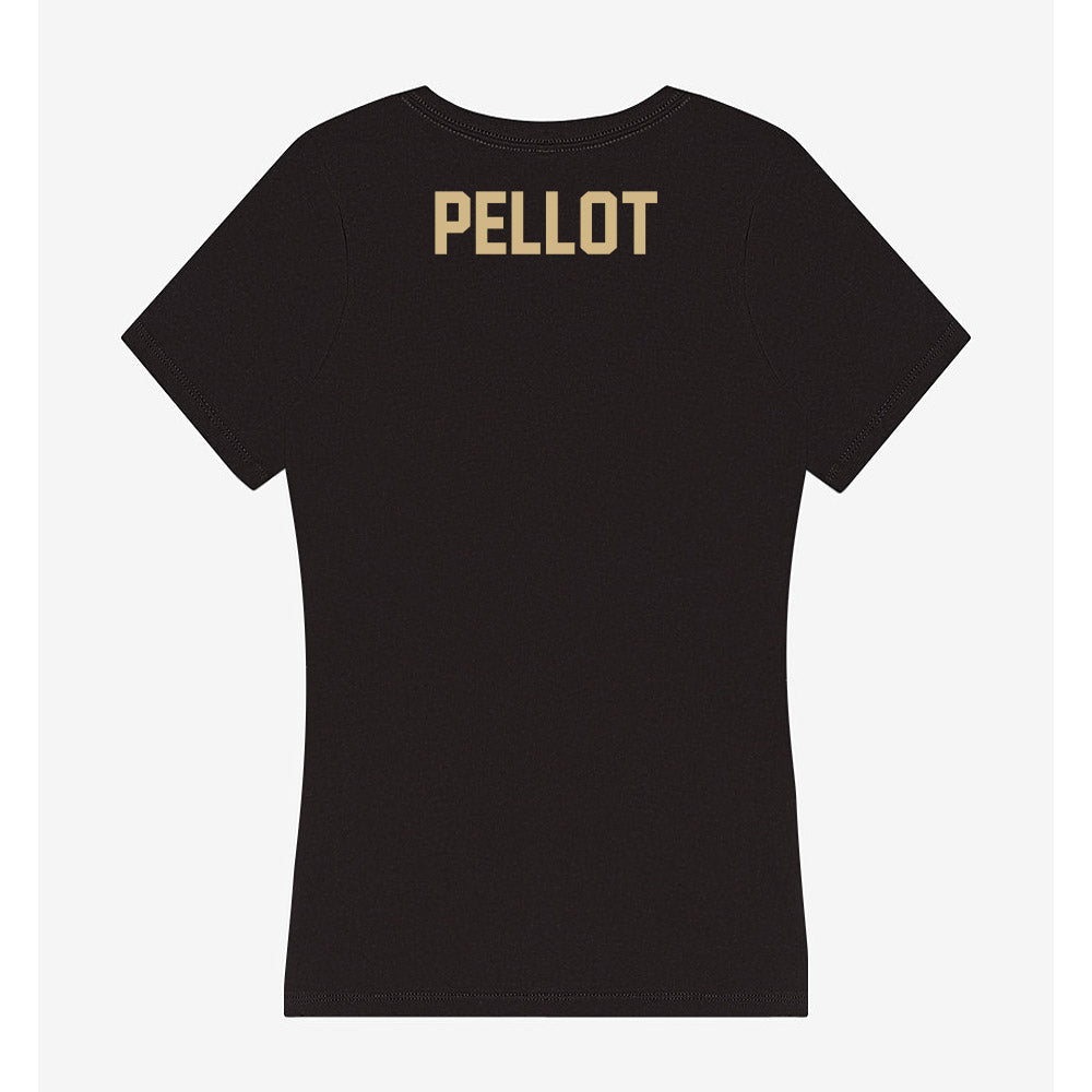 Purdue - NCAA Wrestling : Adrian Pellot - Women's V-Neck T-Shirt-1