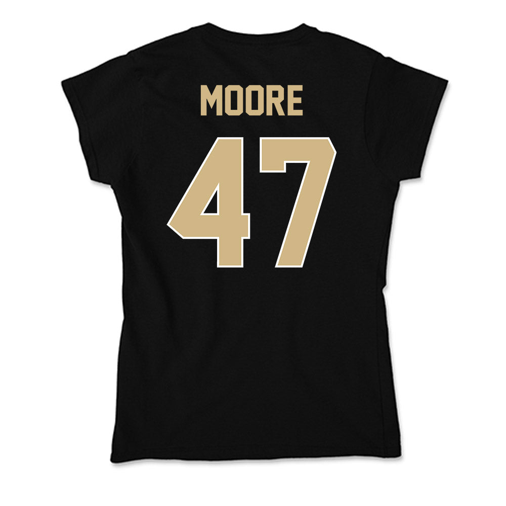 Purdue - NCAA Football : Tre Moore - Soft Style Women’s T-Shirt-1
