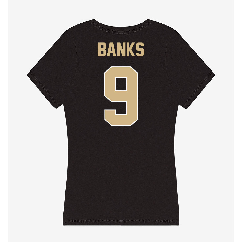 Purdue - NCAA Baseball : Ali Banks - Women's V-Neck T-Shirt-1
