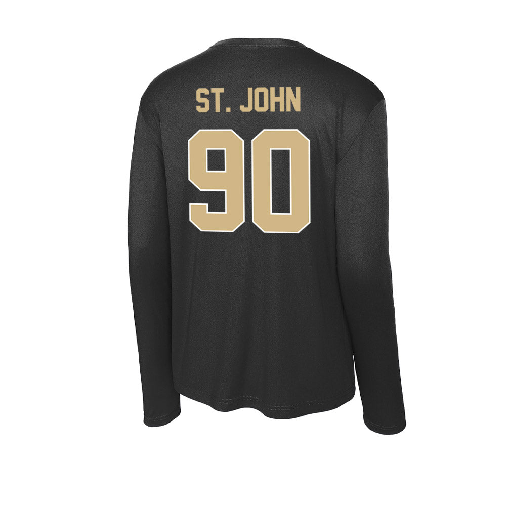 Purdue - NCAA Football : Elijah St. John - Activewear Long Sleeve T-Shirt-1