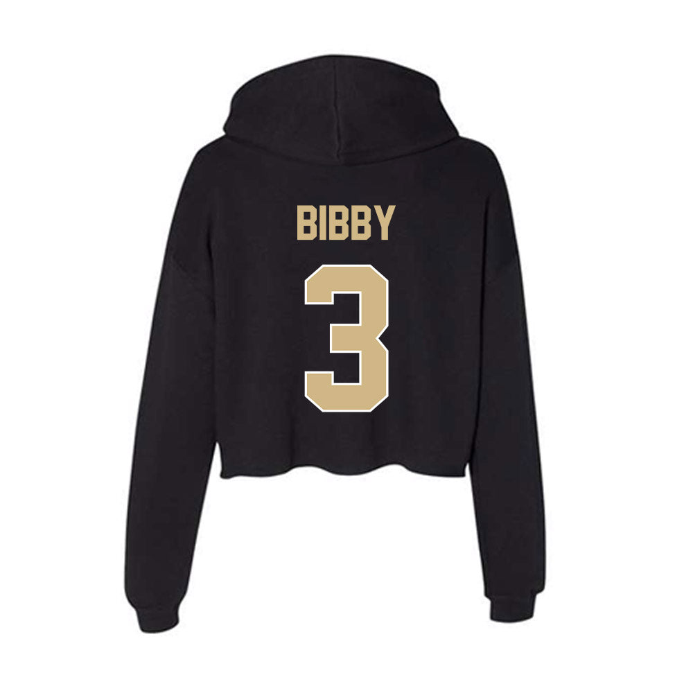 Purdue - NCAA Women's Soccer : Cassie Bibby - Women's Crop Fleece Hoodie-1