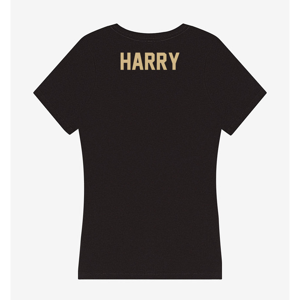 Purdue - NCAA Men's Track & Field : Kamryn Harry - Women's V-Neck T-Shirt-1