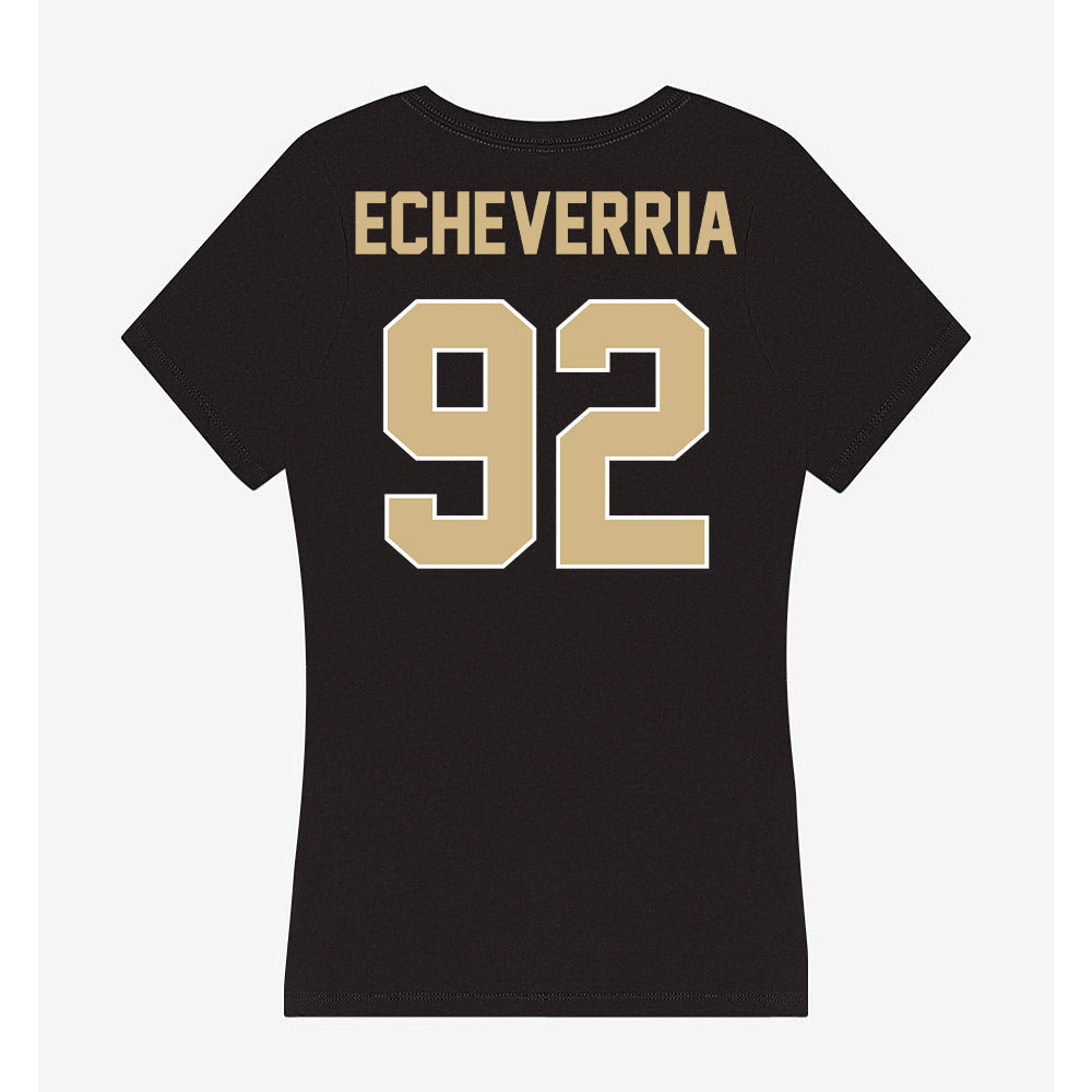 Purdue - NCAA Football : Jacobo Echeverria - Women's V-Neck T-Shirt-1
