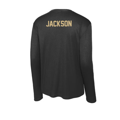Purdue - NCAA Men's Track & Field : Zion Jackson - Activewear Long Sleeve T-Shirt-1