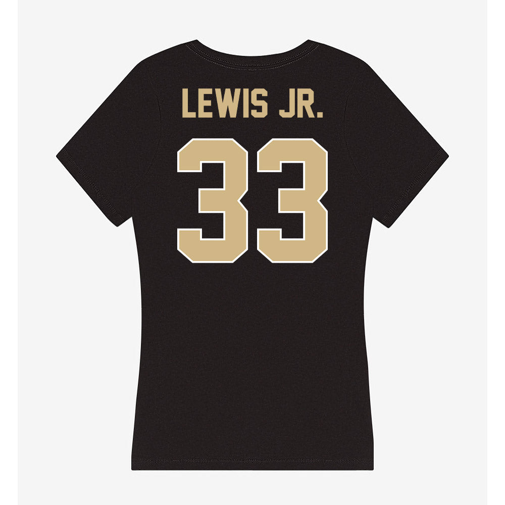 Purdue - NCAA Football : Jeremy Lewis Jr. - Women's V-Neck T-Shirt-1