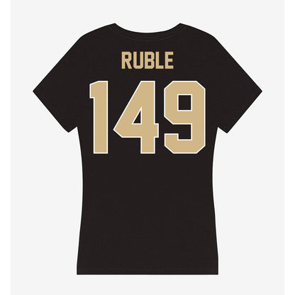 Purdue - NCAA Wrestling : Isaac Ruble - Women's V-Neck T-Shirt-1