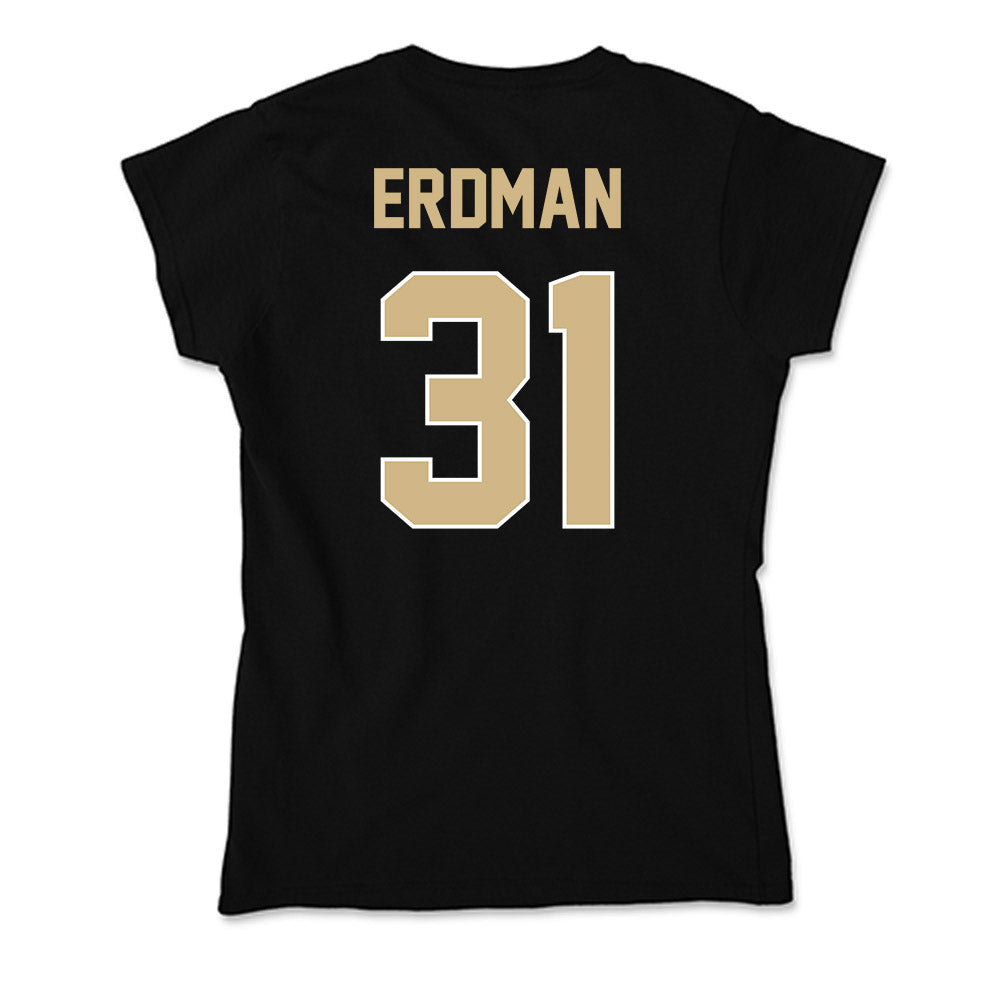 Purdue - NCAA Baseball : Zach Erdman - Soft Style Women’s T-Shirt-1