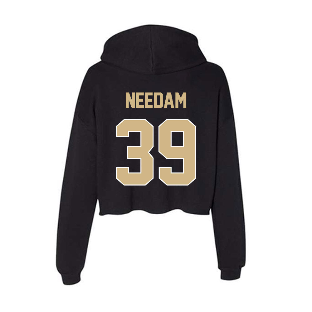 Purdue - NCAA Football : Isaiah Needam - Women's Crop Fleece Hoodie-1