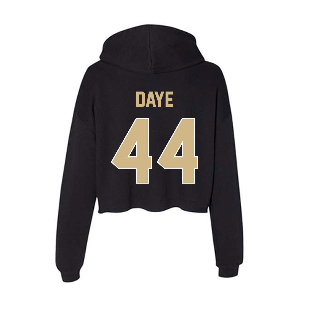 Purdue - NCAA Women's Basketball : Tara Daye - Women's Crop Fleece Hoodie-1