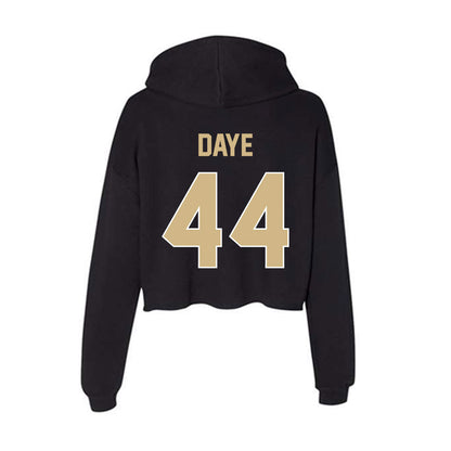 Purdue - NCAA Women's Basketball : Tara Daye - Women's Crop Fleece Hoodie-1