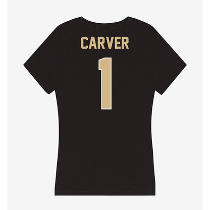 Purdue - NCAA Women's Soccer : Phoebe Carver - Women's V-Neck T-Shirt-1