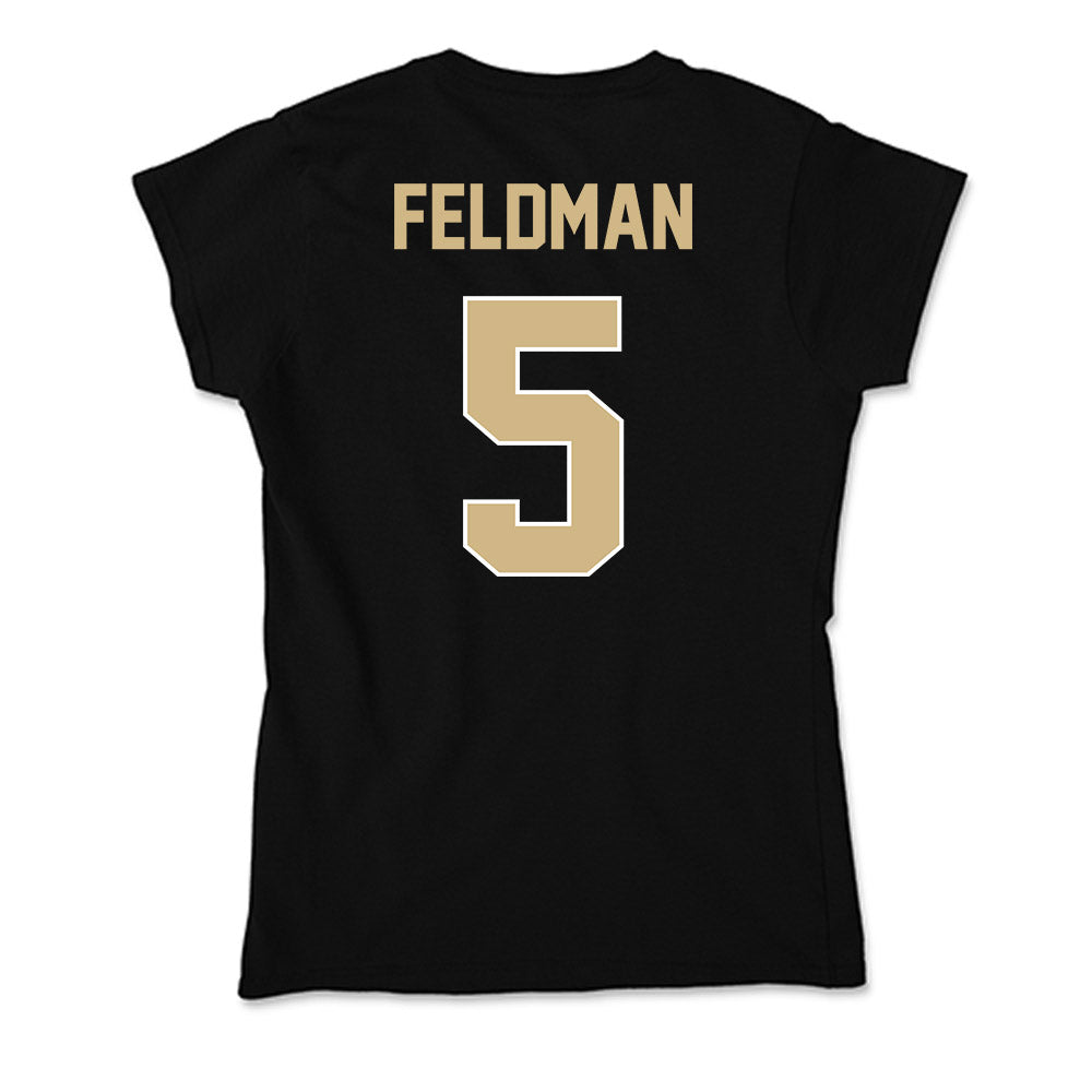 Purdue - NCAA Women's Basketball : Taylor Feldman - Soft Style Women’s T-Shirt-1