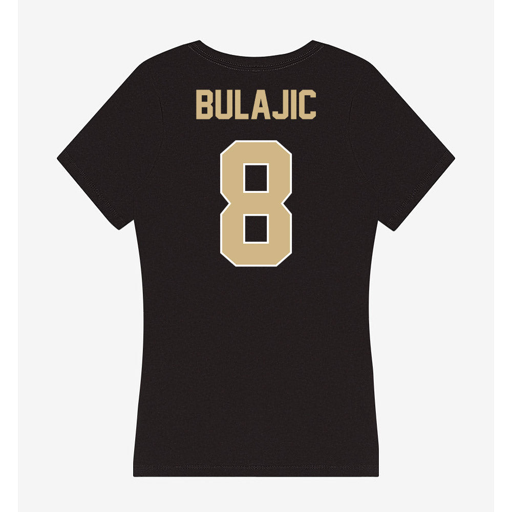 Purdue - NCAA Women's Basketball : Jelena Bulajic - Women's V-Neck T-Shirt-1
