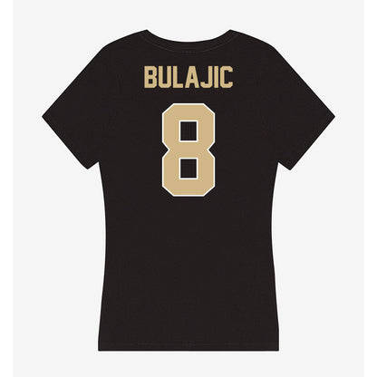 Purdue - NCAA Women's Basketball : Jelena Bulajic - Women's V-Neck T-Shirt-1