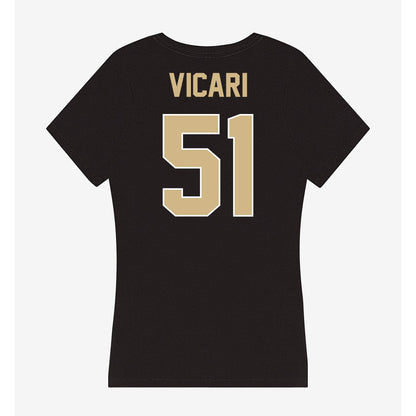 Purdue - NCAA Football : Mason Vicari - Women's V-Neck T-Shirt-1