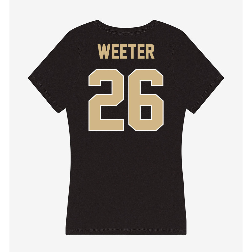 Purdue - NCAA Football : Jack Weeter - Women's V-Neck T-Shirt-1