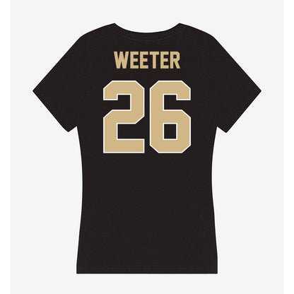 Purdue - NCAA Football : Jack Weeter - Women's V-Neck T-Shirt-1
