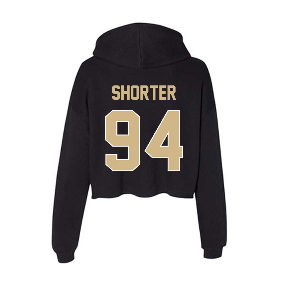 Purdue - NCAA Football : Luke Shorter - Women's Crop Fleece Hoodie-1