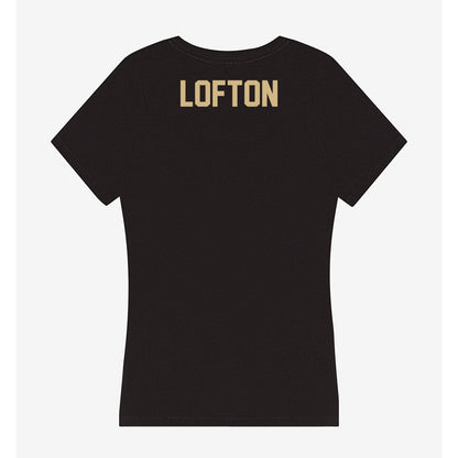 Purdue - NCAA Women's Track & Field : Amarianna Lofton - Women's V-Neck T-Shirt-1