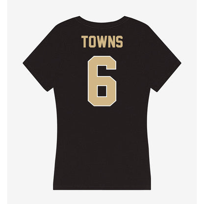 Purdue - NCAA Football : Armari Towns - Women's V-Neck T-Shirt-1