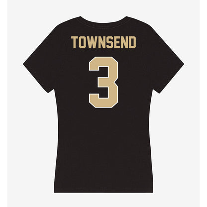 Purdue - NCAA Football : Xavier Townsend - Women's V-Neck T-Shirt-1