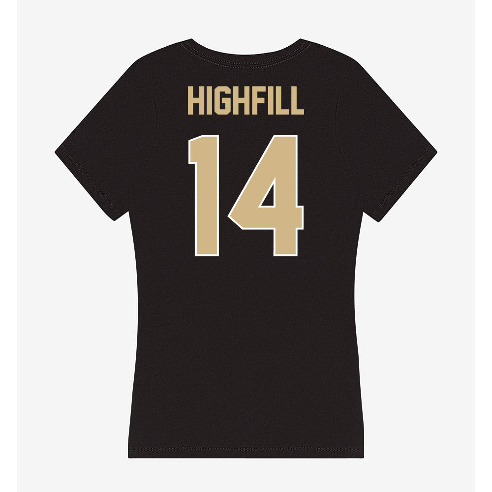 Purdue - NCAA Baseball : Ross Highfill - Women's V-Neck T-Shirt-1