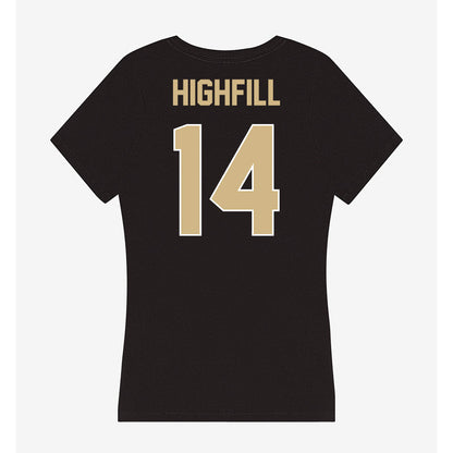 Purdue - NCAA Baseball : Ross Highfill - Women's V-Neck T-Shirt-1