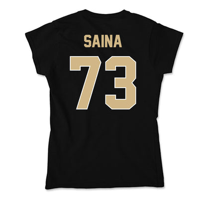 Purdue - NCAA Football : Makai Saina - Soft Style Women’s T-Shirt-1