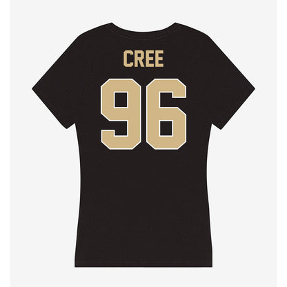 Purdue - NCAA Football : Jordan Cree - Women's V-Neck T-Shirt-1