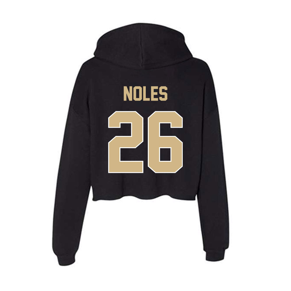Purdue - NCAA Football : Dax Noles - Women's Crop Fleece Hoodie-1