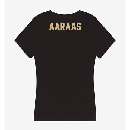Purdue - NCAA Men's Golf : Leo Hirukawa Aaraas - Women's V-Neck T-Shirt-1