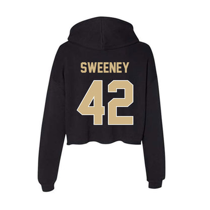 Purdue - NCAA Football : Brayden Sweeney - Women's Crop Fleece Hoodie-1