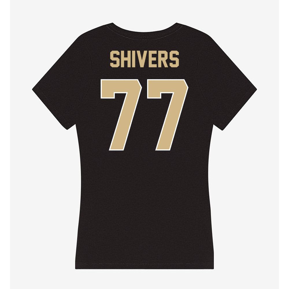 Purdue - NCAA Football : Jatavius Shivers - Women's V-Neck T-Shirt-1