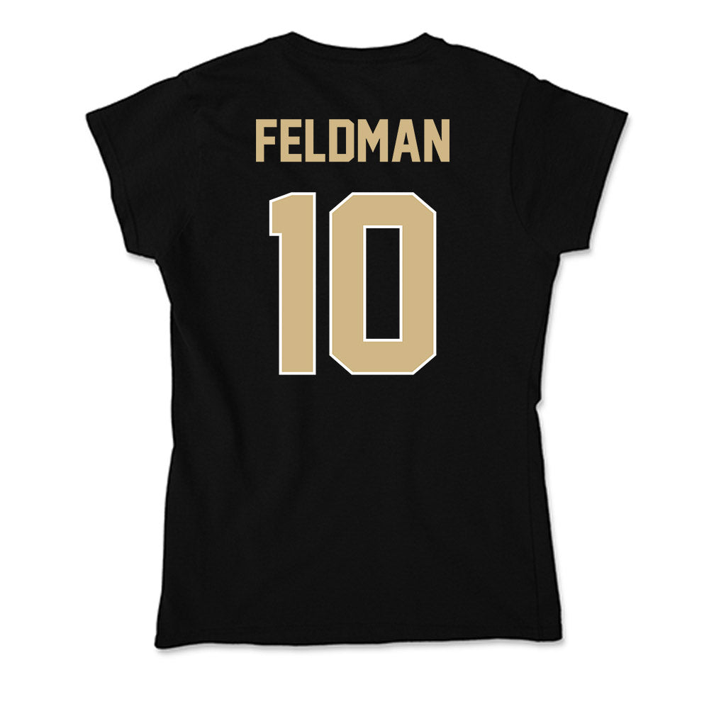 Purdue - NCAA Women's Soccer : Addison Feldman - Soft Style Women’s T-Shirt-1