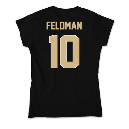 Purdue - NCAA Women's Soccer : Addison Feldman - Soft Style Women’s T-Shirt-1
