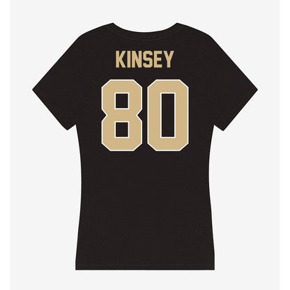 Purdue - NCAA Football : Brandon Kinsey - Women's V-Neck T-Shirt-1