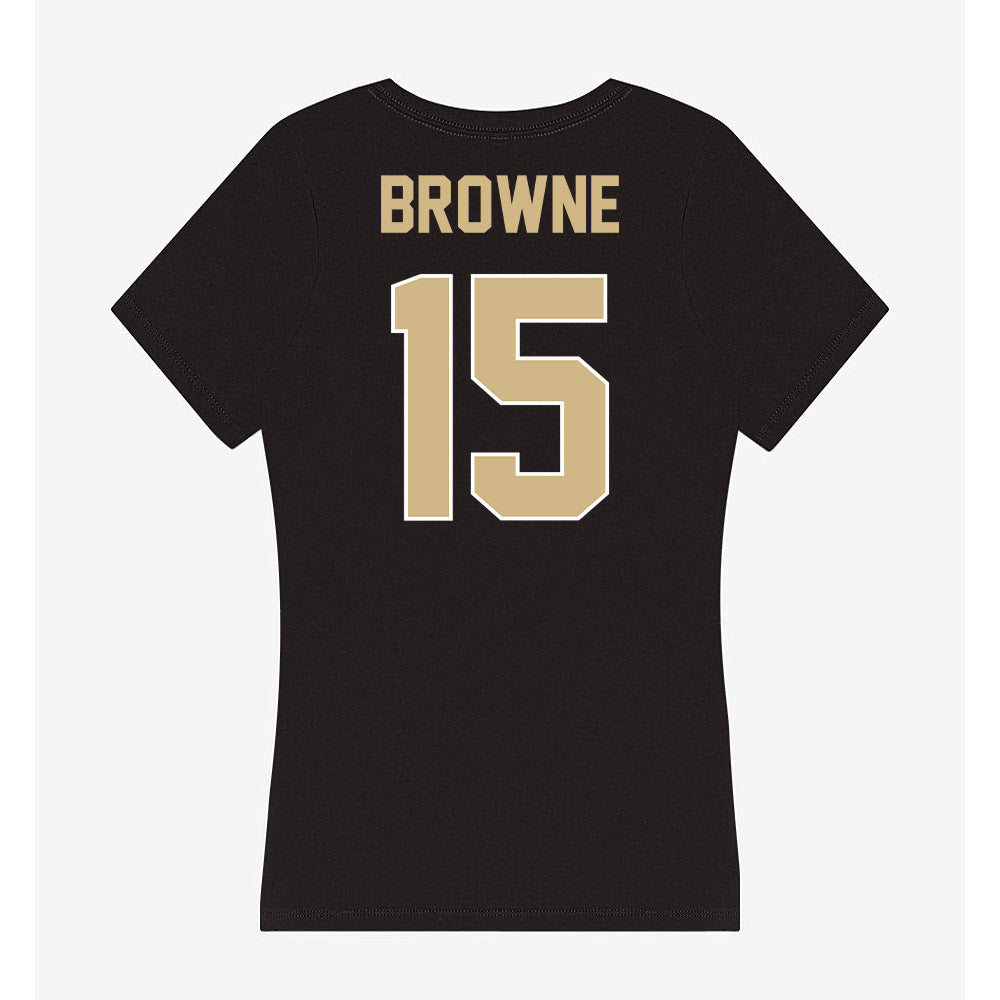 Purdue - NCAA Football : Ryan Browne - Women's V-Neck T-Shirt-1