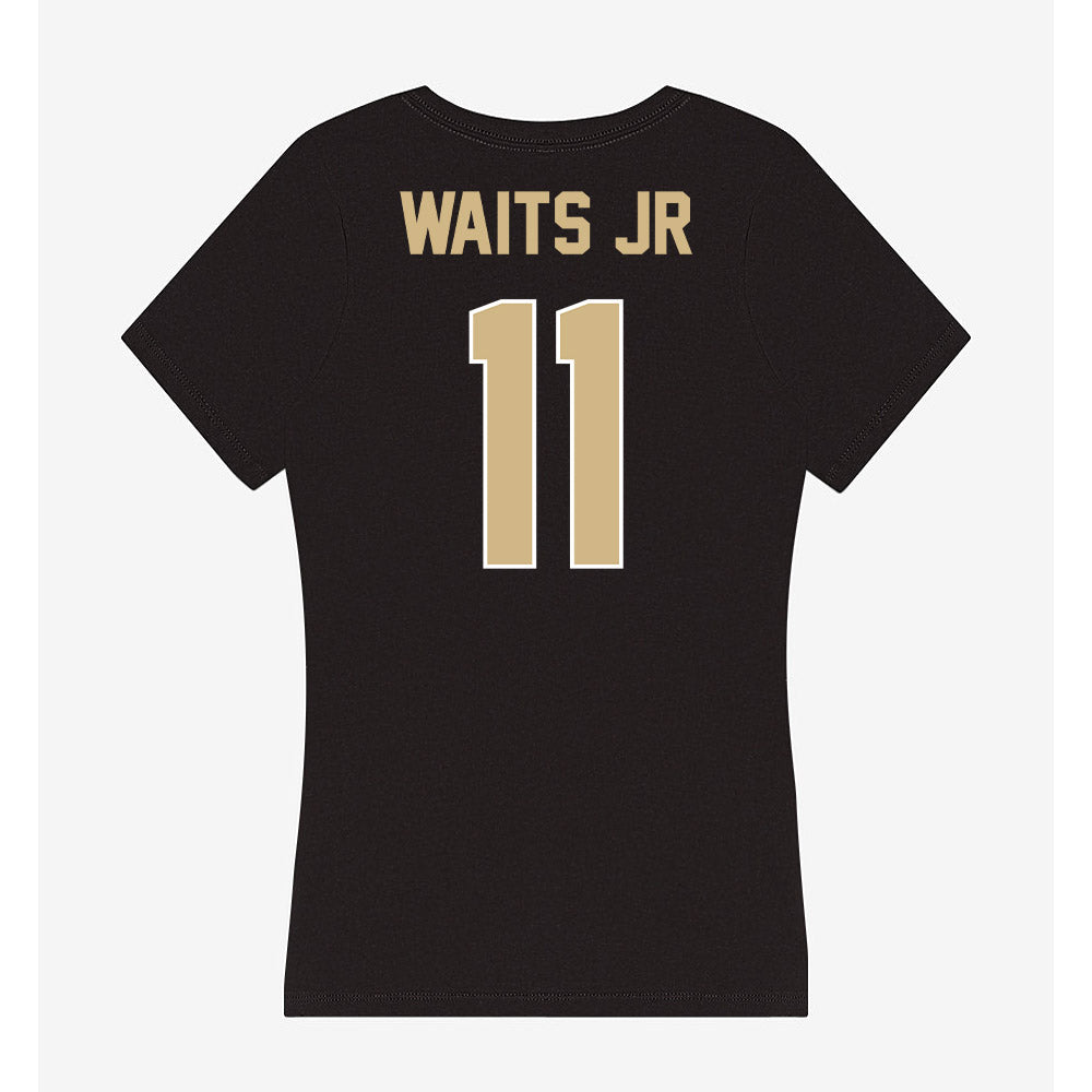 Purdue - NCAA Men's Track & Field : Corey Waits Jr - Women's V-Neck T-Shirt-1
