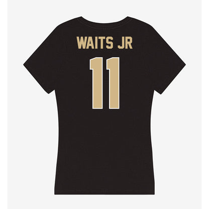 Purdue - NCAA Men's Track & Field : Corey Waits Jr - Women's V-Neck T-Shirt-1