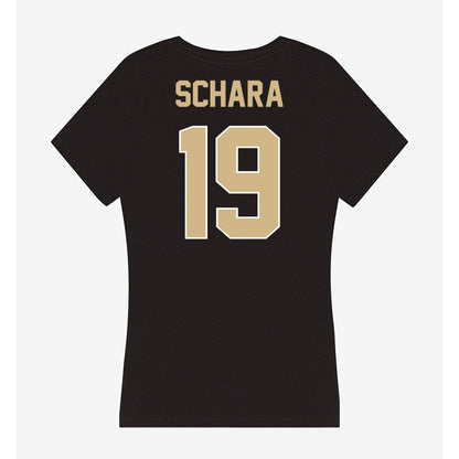 Purdue - NCAA Women's Volleyball : Elle Schara - Women's V-Neck T-Shirt-1