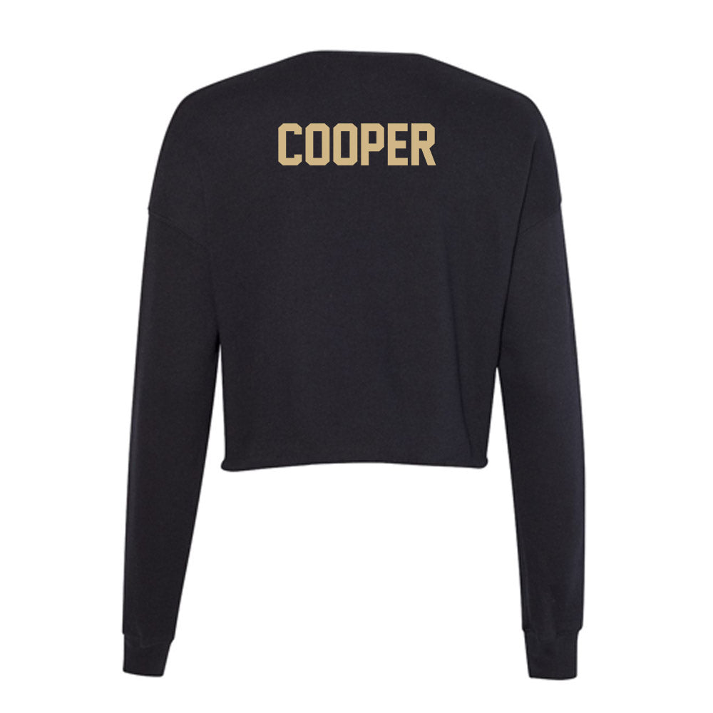 Purdue - NCAA Women's Track & Field : Jayla Cooper - Women's Cropped Crew Fleece-1